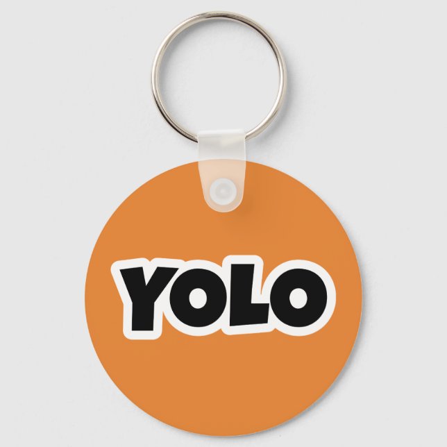 You only live once key ring (Front)