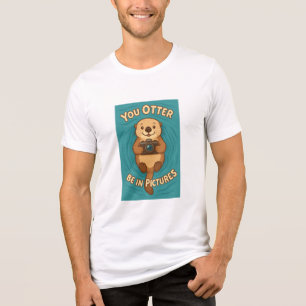 You Otter Be in Pictures – Camera-Loving Sea Otter Tri-Blend Shirt