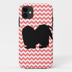 You Pick The Colour Chevron With Shih Tzu iPhone 11 Case