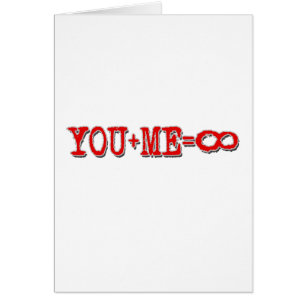 You Plus Me Equals Infinity