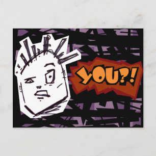 YOU?! postcard