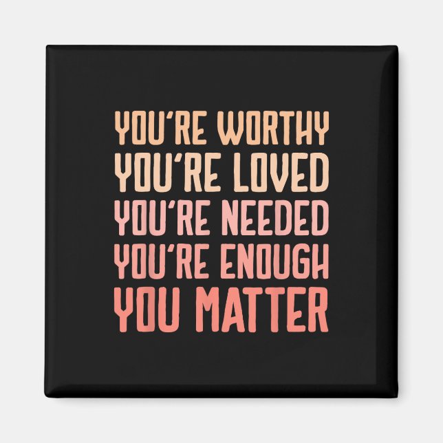 You Problem Kindness Fight The Stigma Mental Healt Magnet (Front)