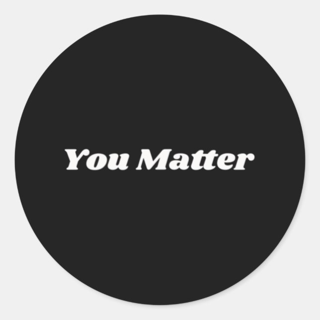 You Problem Mental Health Awareness 1  Classic Round Sticker (Front)