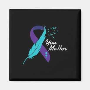 You Problem Ribbon Suicide Awareness Mental Health Magnet