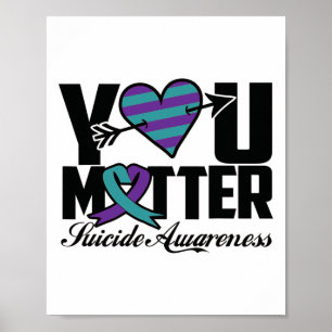 You Problem Suicide Awareness Mental Health Messag Poster