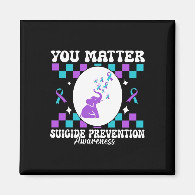 You Problem Suicide Prevention Awareness Women  Magnet (Front)