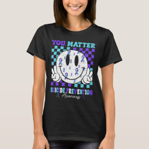 You Problem Teal Purple Ribbon Suicide Prevention T-Shirt
