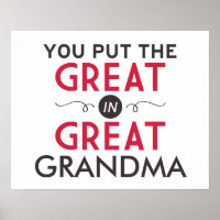 You Put the Great in Great Grandma