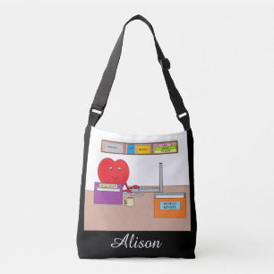 You Put Your Heart into Your Work:  Crossbody Bag