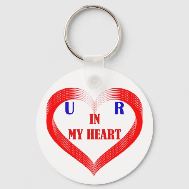 YOU R IN MY HEART KEY RING (Back)