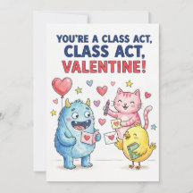 You’re a Class Act, Class Act Valentine, Classroom