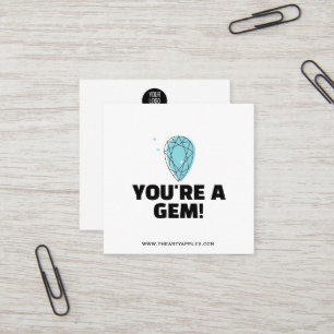 You’re A Gem Thank You Card jewellery Discount