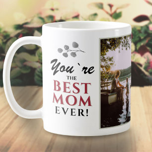 You`re Best Mum Modern Typography Photo Coffee Mug