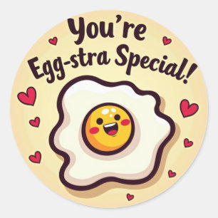 You’re Egg-stra Special! Sunny-Side-Up Egg Sticker
