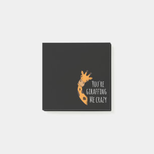 You’re giraffing me crazy post-it notes