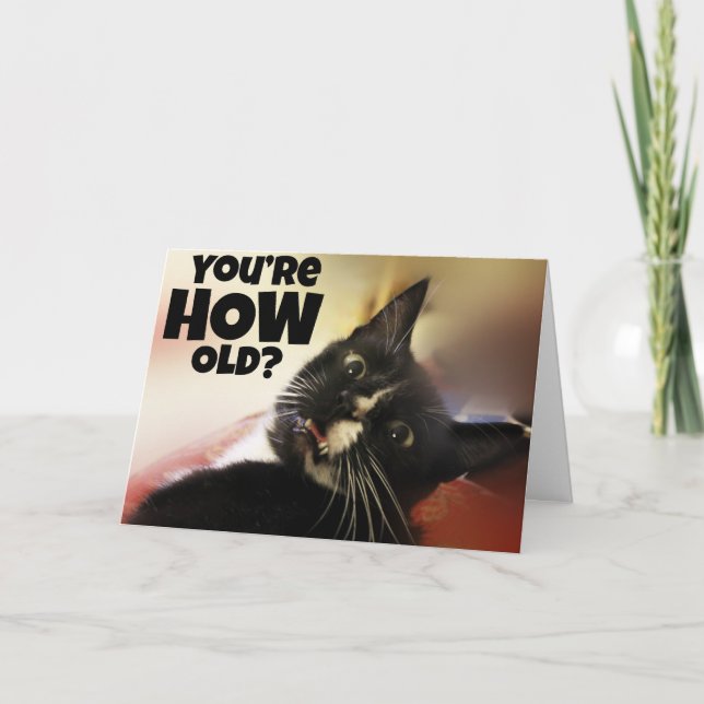 You’re HOW old? Card (Front)