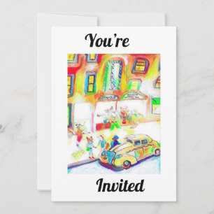 You’re Invited To A Night On The Town Invitation