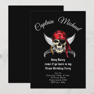 You’re Invited to a Pirate Adventure Invitation