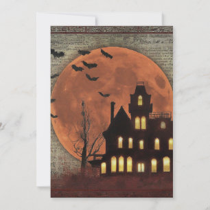 You’re Invited to a Spine-Chilling Halloween party Thank You Card