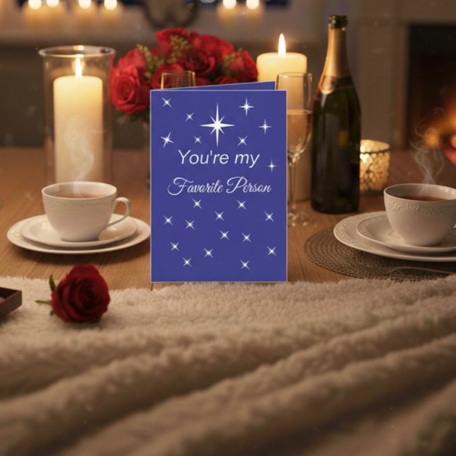 You’re My Favorite Person Folded Greeting Card (Creator Uploaded)