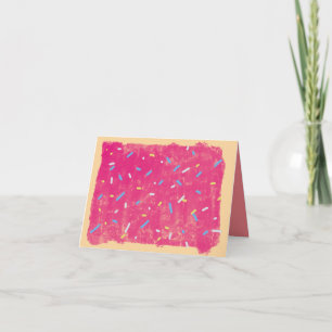 You’re my poptart thank you card