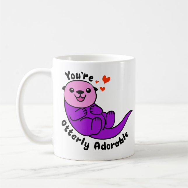 You’re Otterly Adorable Mug (Left)
