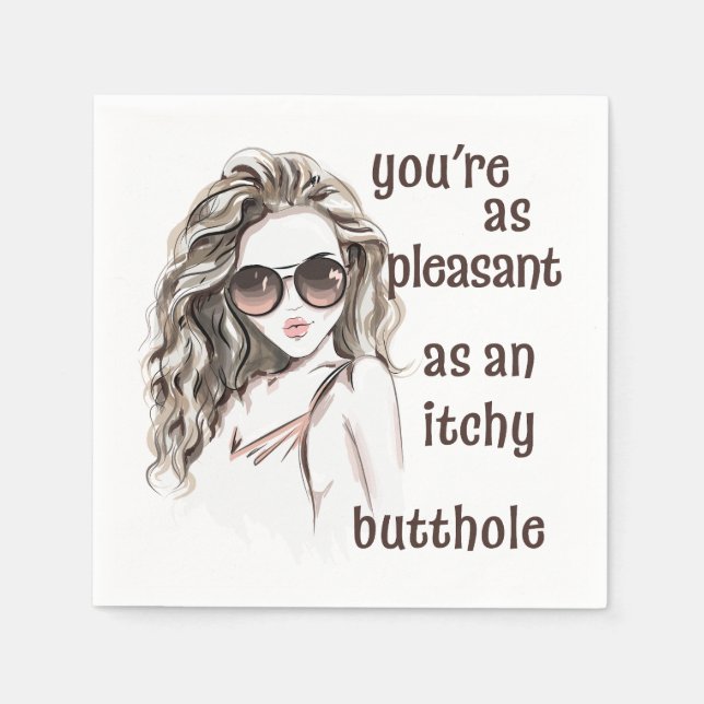 You’re Pleasant  Napkin (Front)