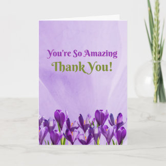 You’re So Amazing Thank You (Romans 12:10) Card