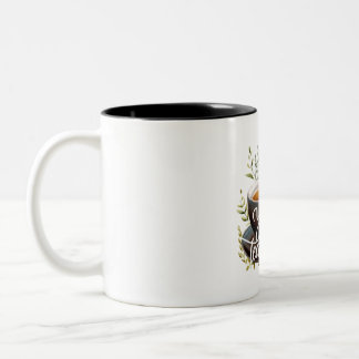 You’re Tea-riffic! Funny Tea Lover Graphic Two-Tone Coffee Mug