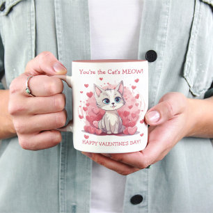 You’re the Cat’s Meow Valentine Mug