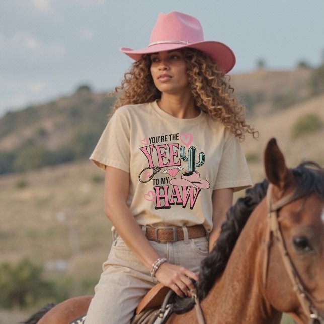 You’re The Yee To My Haw Western Valentine  T-Shirt (You’re The Yee To My Haw Western Valentine T-Shirt)