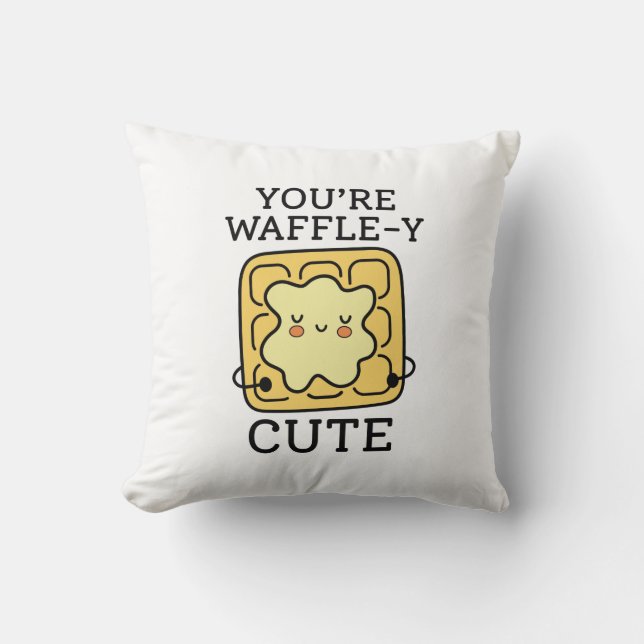 You’re Waffle-Y Cute Cushion (Front)