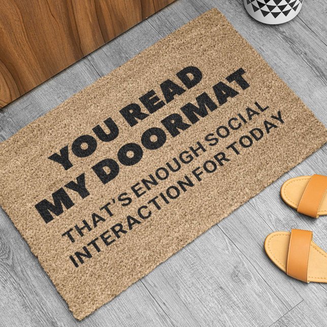 You Read My Doormat (Creator Uploaded)