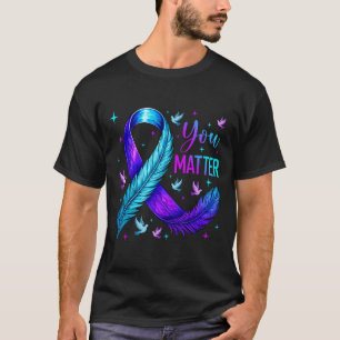 You Ribbon Bird Suicide Prevention Awareness  T-Shirt