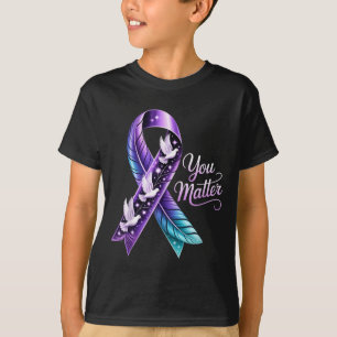 You Ribbon Butterfly Suicide Awareness Women Men  T-Shirt