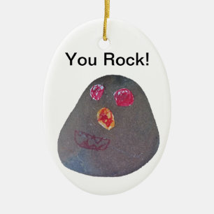 You Rock! Ceramic Tree Decoration