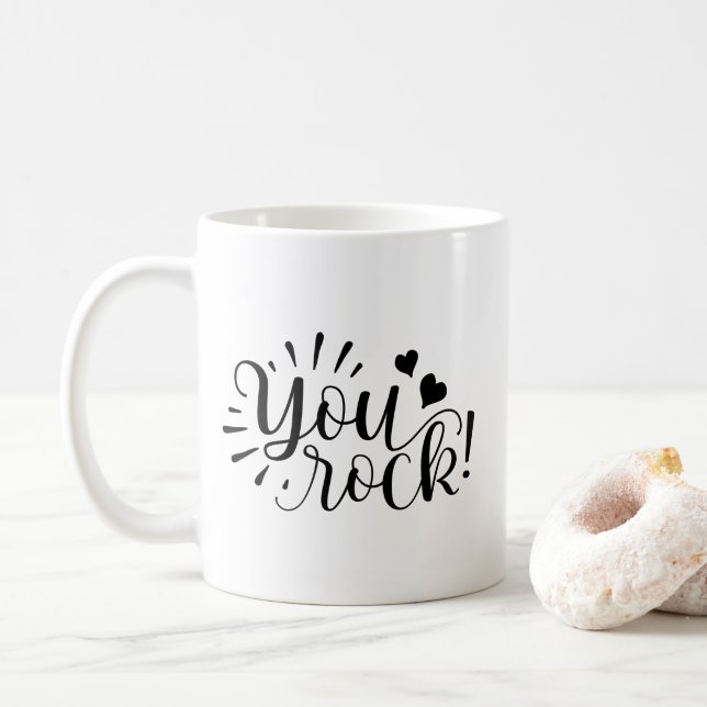 You Rock Coffee Mug (With Donut)