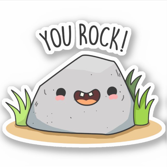 You Rock Funny Geology Pun  (Front)