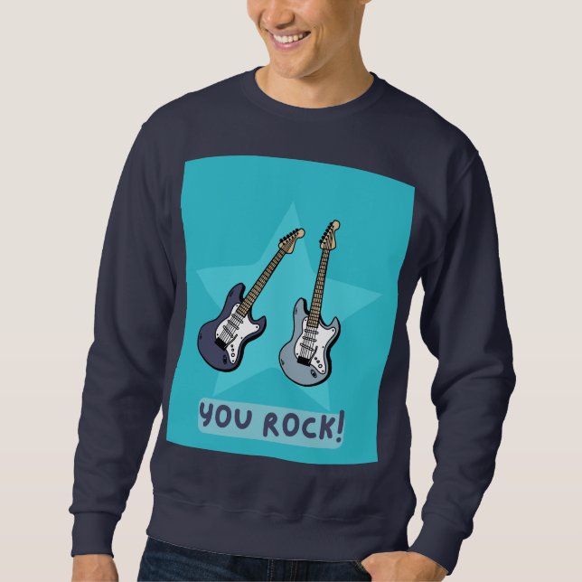 'You rock!' guitars tshirt (Front)