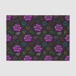 You Rock Mum Gemstone Pattern Tissue Paper
