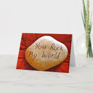 you rock my world holiday card