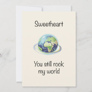 You Rock My World Holiday Card