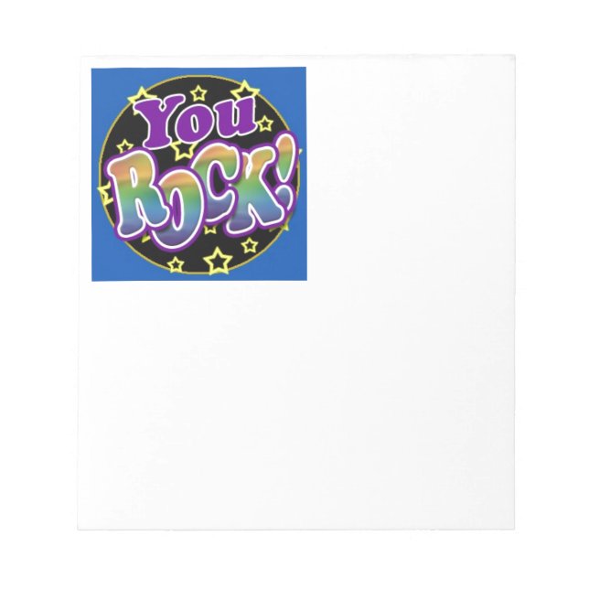 You Rock! Notepad (Front)