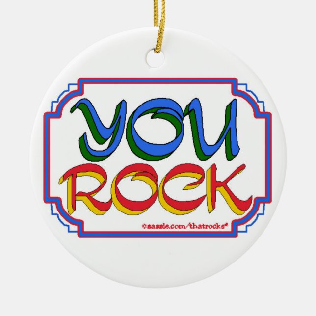 You Rock ornament (Front)