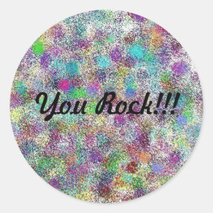 "You Rock!!!" sticker