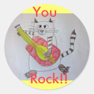 You, Rock!! Sticker