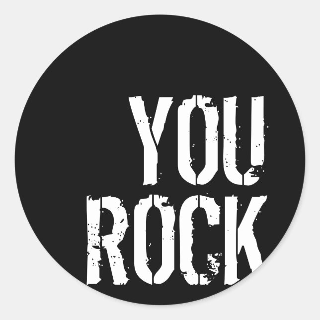 You Rock - Stickers (Front)