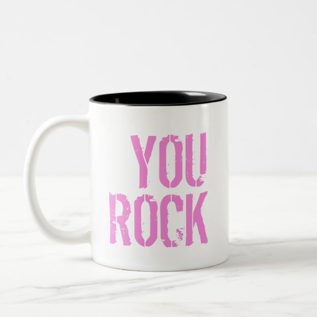 You Rock - Two-Tone Coffee Mug (Left)