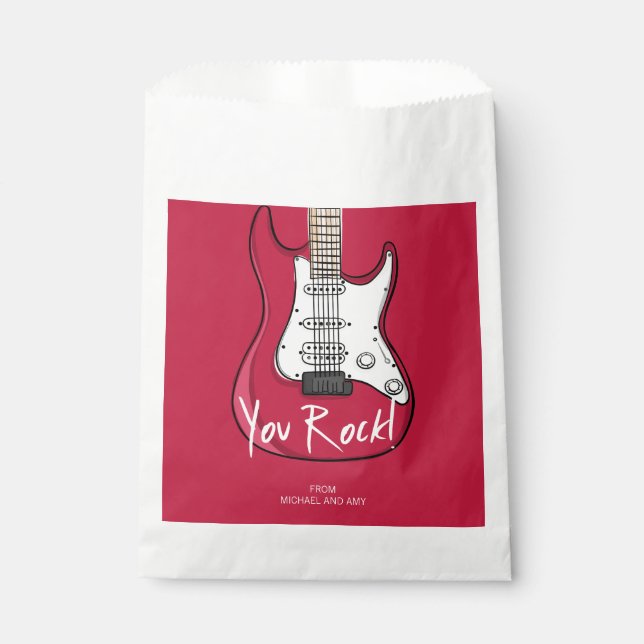 You Rock Valentine's Day Favour Bag (Front)