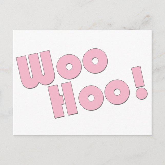 You Rock! WooHoo! Postcard (Front)